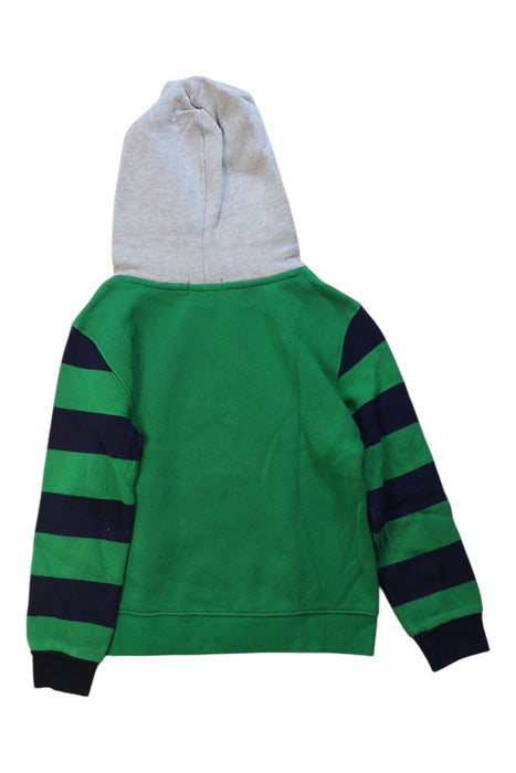 A Green Hooded Sweatshirts from Polo Ralph Lauren in size 6T for boy. (Back View)