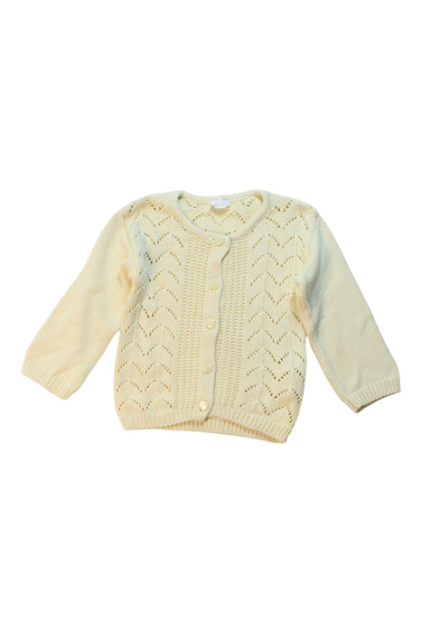 A Ivory Cardigans from Jamie Kay in size 6-12M for girl. (Front View)