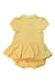 A Yellow Short Sleeve Rompers from Ralph Lauren in size 12-18M for girl. (Back View)