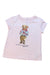 A Pink Short Sleeve T Shirts from Ralph Lauren in size 12-18M for girl. (Front View)