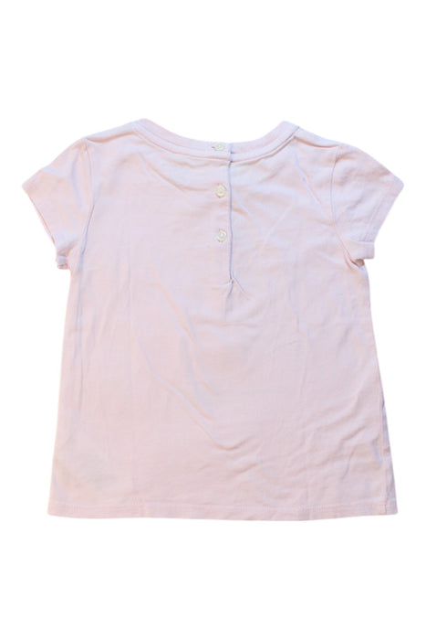 A Pink Short Sleeve T Shirts from Ralph Lauren in size 12-18M for girl. (Back View)