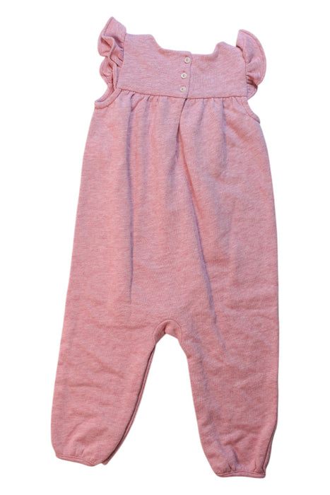 A Pink Sleeveless Rompers from Ralph Lauren in size 6-12M for girl. (Back View)