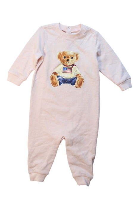 A Pink Onesies from Ralph Lauren in size 6-12M for girl. (Front View)