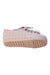 A Pink Sneakers from Mini Melissa in size 12-18M for girl. (Front View)