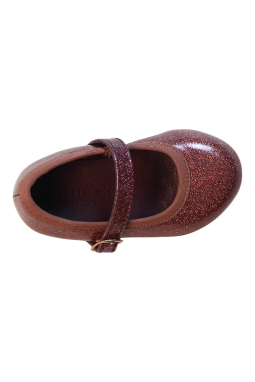 A Pink Flats from Jamie Kay in size 12-18M for girl. (Front View)