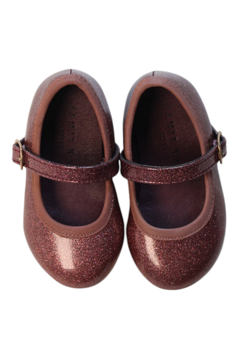 A Pink Flats from Jamie Kay in size 12-18M for girl. (Back View)