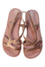 A Peach Sandals from Zaxy in size 11Y for girl. (Back View)