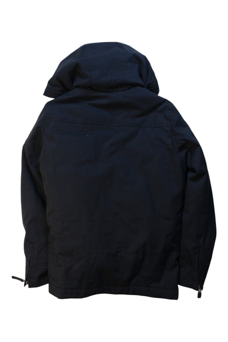 A Navy Coats from Bonpoint in size 10Y for boy. (Back View)