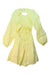 A Yellow Long Sleeve Dresses from Bardot Junior in size 8Y for girl. (Back View)