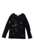 A Black Long Sleeve Tops from Bonpoint in size 8Y for girl. (Front View)