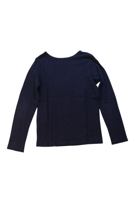 A Navy Long Sleeve Tops from Bonpoint in size 8Y for girl. (Back View)