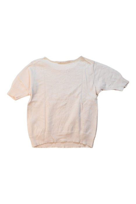 A White Short Sleeve Tops from Bonpoint in size 6T for girl. (Back View)