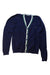 A Navy Cardigans from La Compagnie des Petits in size 10Y for boy. (Front View)