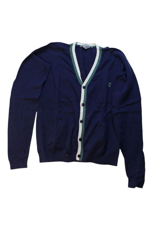 A Navy Cardigans from La Compagnie des Petits in size 10Y for boy. (Front View)