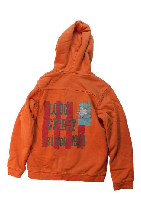 A Orange Hooded Sweatshirts from Molo in size 8Y for girl. (Back View)