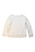 A Ivory Crewneck Sweatshirts from Crewcuts in size 6T for girl. (Front View)