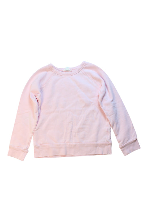 A Pink Crewneck Sweatshirts from Crewcuts in size 8Y for girl. (Front View)