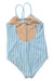 A Blue Swimsuits from Crewcuts in size 7Y for girl. (Back View)
