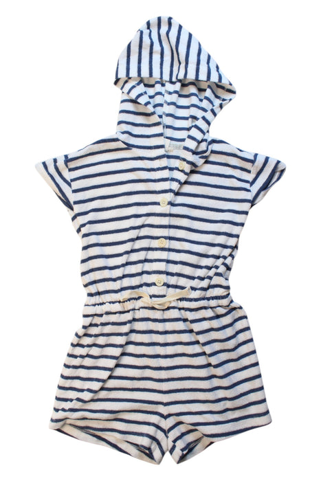 A White Sleeveless Rompers from Crewcuts in size 7Y for girl. (Front View)