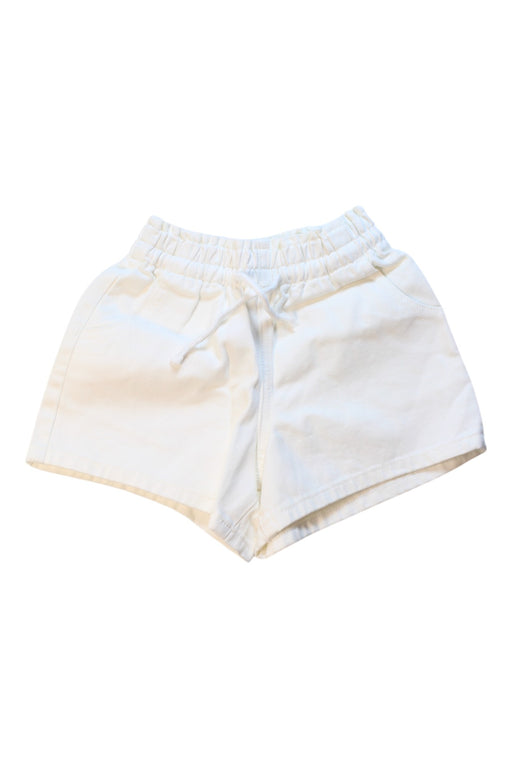 A White Shorts from Seed in size 6T for girl. (Front View)