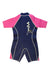 A Navy Floatsuits from JakaBel in size 6T for girl. (Back View)