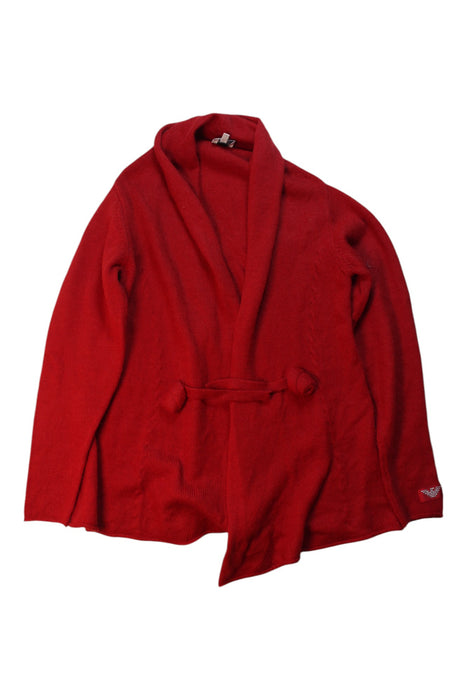 A Red Capes & Ponchos from Armani in size 10Y for girl. (Front View)