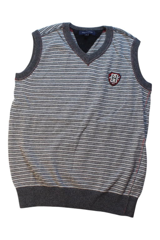 A Grey Sweater Vests from Tommy Hilfiger in size 12Y for boy. (Front View)