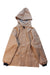 A Beige Rain Jackets from Petit Bateau in size 8Y for girl. (Front View)
