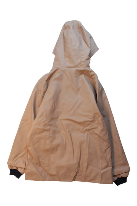 A Beige Rain Jackets from Petit Bateau in size 8Y for girl. (Back View)