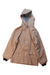 A Beige Coats from Petit Bateau in size 8Y for girl. (Front View)