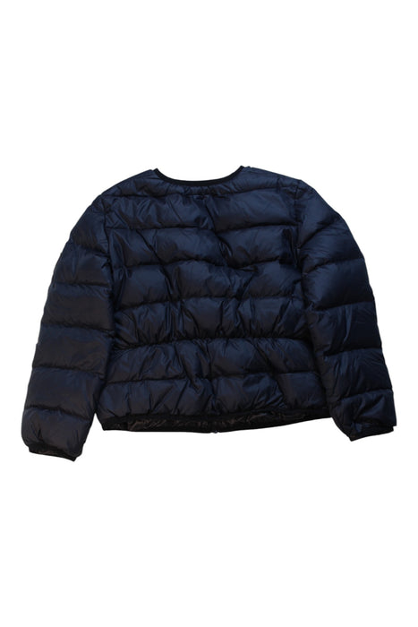 A Navy Puffer/Quilted Coats & Outerwear from Bonpoint in size 10Y for boy. (Back View)