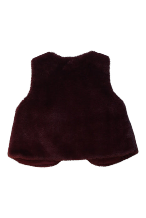 A Burgundy Dress Up Vests from Organic Mom in size 7Y for neutral. (Back View)