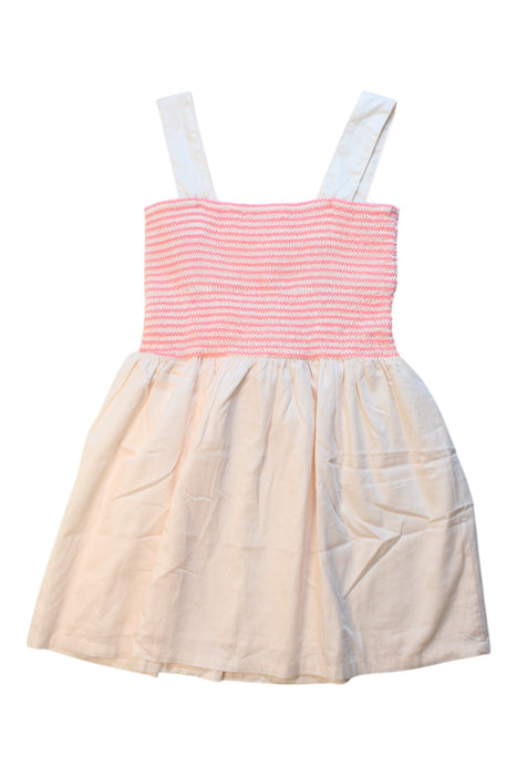 A Pink Sleeveless Dresses from Gingersnaps in size 10Y for girl. (Back View)