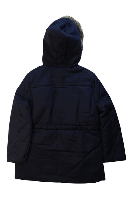 A Navy Coats from Jacadi in size 8Y for boy. (Back View)