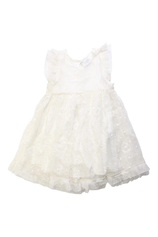 A White Sleeveless Dresses from Stella McCartney in size 6T for girl. (Front View)