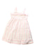 A Pink Sleeveless Dresses from Nicholas & Bears in size 4T for girl. (Back View)