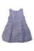 A Navy Sleeveless Dresses from Le Bebe in size 3T for girl. (Back View)