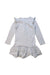 A Grey Long Sleeve Dresses from Gucci in size 12-18M for girl. (Back View)