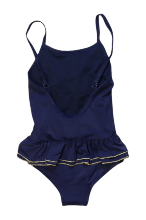 A Navy Swimsuits from Angel's Face in size 2T for girl. (Back View)