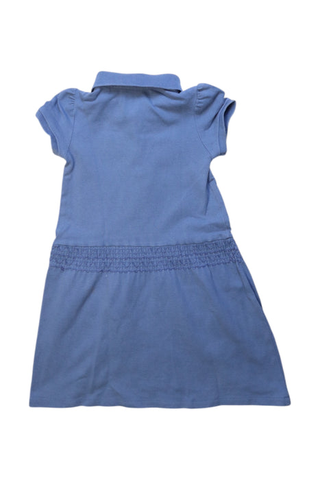 A Blue Short Sleeve Dresses from Ralph Lauren in size 12-18M for girl. (Back View)