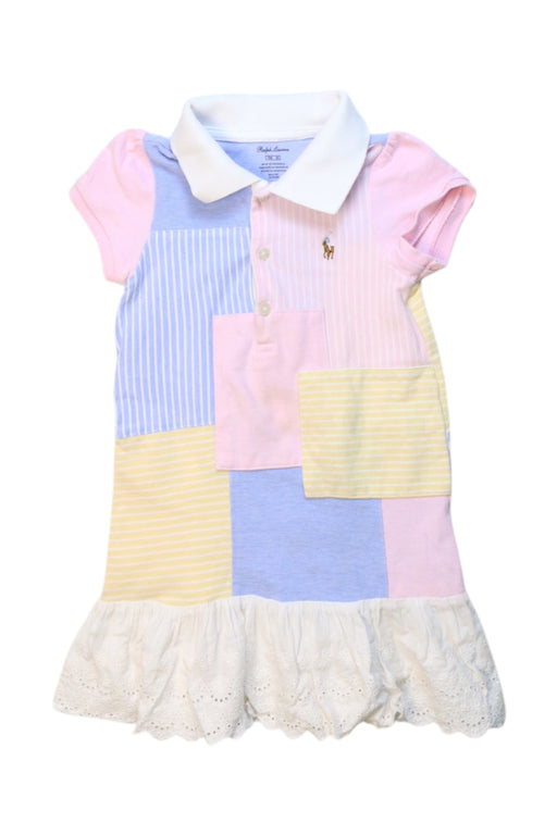 A Multicolour Short Sleeve Dresses from Ralph Lauren in size 12-18M for girl. (Front View)