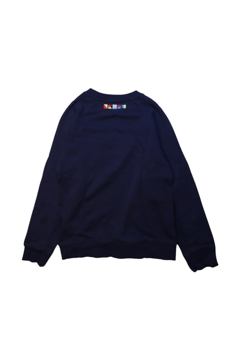 A Navy Crewneck Sweatshirts from Kenzo in size 12Y for boy. (Back View)