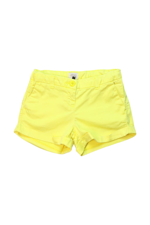 A Yellow Shorts from Armani in size 8Y for girl. (Front View)