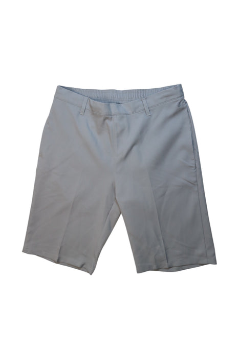 A Grey Shorts from Adidas in size 13Y for boy. (Front View)