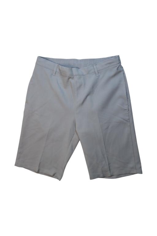 A Grey Shorts from Adidas in size 13Y for boy. (Front View)