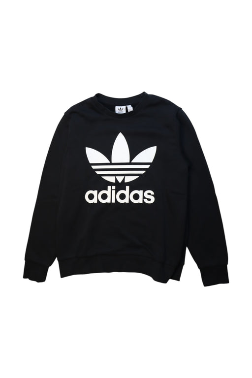 A Black Sweatshirts from Adidas in size 12Y for neutral. (Front View)