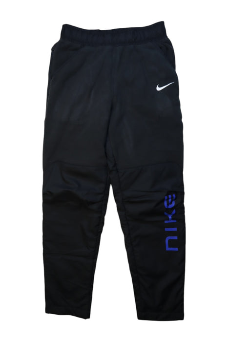 A Black Active Pants from Nike in size 10Y for boy. (Front View)