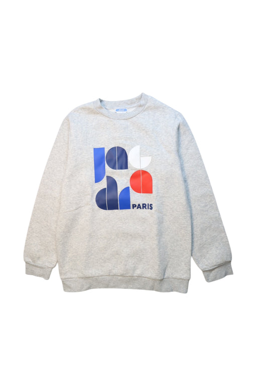 A Grey Sweatshirts from Jacadi in size 12Y for boy. (Front View)