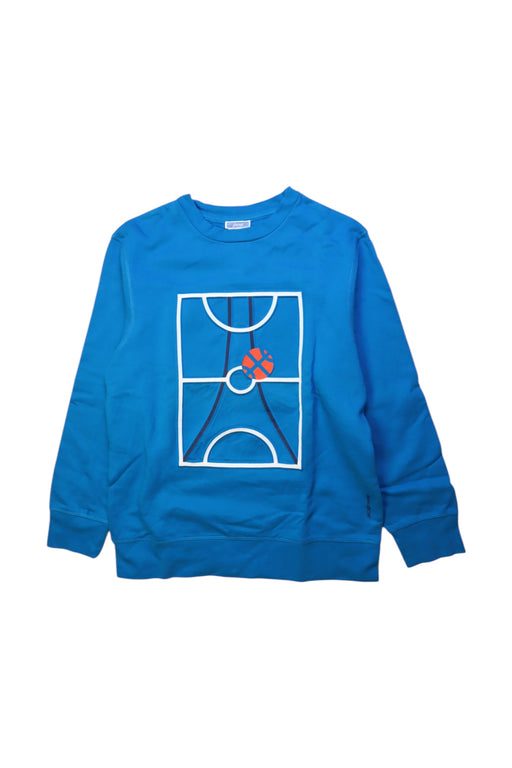 A Blue Crewneck Sweatshirts from Jacadi in size 12Y for boy. (Front View)