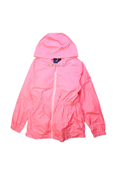 A Pink Rain Jackets from Jacadi in size 10Y for girl. (Front View)